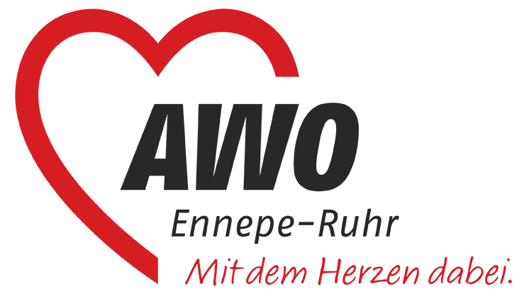 Logo AWO Mit dem Herzen dabei