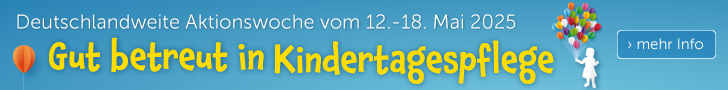 Banner Aktionswoche Kindertagespflege